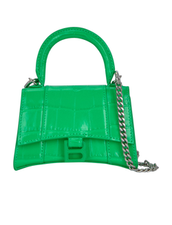 Mini Hourglass, Leather, Green, 203437, DB/S, 3*
